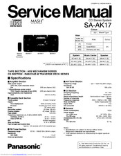 Panasonic SA-AK17 Service Manual