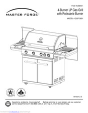 Master Forge GGP-2601 Manual