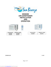 Seabreeze WA24ZM Installation And Operation Manual