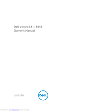 Dell Dell Vostro 14 - 3446 Owner's Manual
