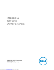 Dell Inspiron 15–3541 Owner's Manual
