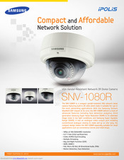 Samsung iPolis SNV-1080R Specifications