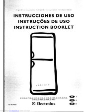 Electrolux ER 8318B Instruction Booklet