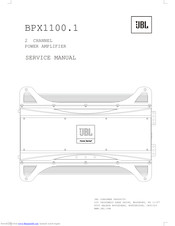 JBL BPx1100.1 Service Manual