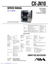 Aiwa CX-JN10 Service Manual