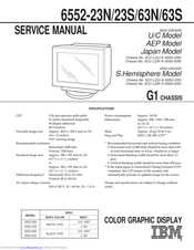 Ibm 6552-23N Service Manual