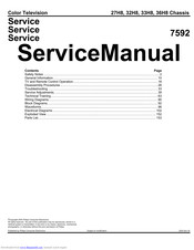 Philips 7592 Service Manual