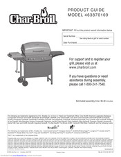 Char-Broil 463870109 Product Manual