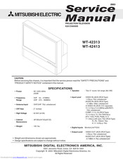 Mitsubishi Electric WT-42313 Service Manual