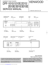 Kenwood DPF-2010E Service Manual