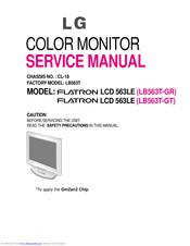 LG 563LE Service Manual