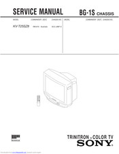 Sony TRINITRON KV-T25SZ8 Service Manual