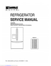 Kenmore 795.75542401 Service Manual