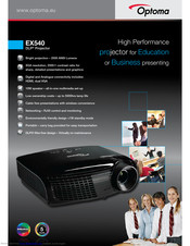 Optoma EX540 Brochure & Specs