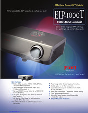 Eiki EIP-1000T Specifications