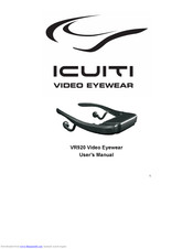 Icuiti VR920 User Manual
