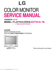 LG Flatron E701S Service Manual