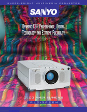 Sanyo PLC-XP20N Brochure & Specs
