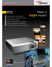 Optoma EX779 Brochure & Specs