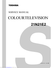 Toshiba 21N21E2 Service Manual