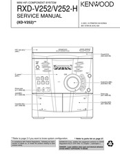 Kenwood RXD-V252 Service Manual