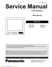 Panasonic CT-Z1425 Service Manual