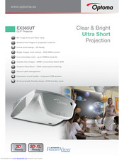 Optoma EX565UT Brochure & Specs