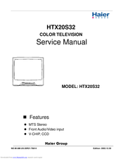 Haier HTX20S32 Service Manual