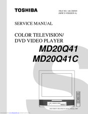 Toshiba MD20Q41 Service Manual