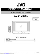 JVC AV-21MS30 Service Manual