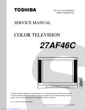 Toshiba 27AF46C Service Manual