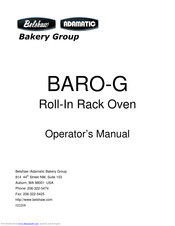 Belshaw Brothers BARO-G Operator's Manual