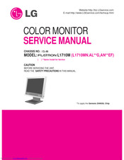 LG Flatron L1710M Service Manual