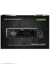 Fusion CA-CD850 Instruction Manual
