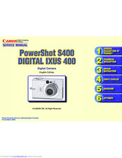 Canon DIGITAL IXUS 400 Service Manual