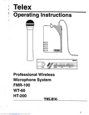 Telex WT-60 Operating Instructions Manual