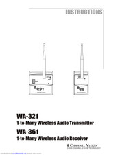 Channel Vision WA-321 Instructions Manual