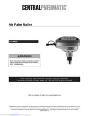 Central Pneumatic 68027 User Manual