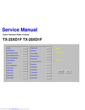 Panasonic TX-25XD1F Service Manual