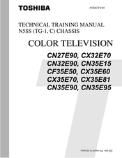 Toshiba CX32E70 Technical Training Manual
