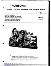 Thomson TX92F Service Manual