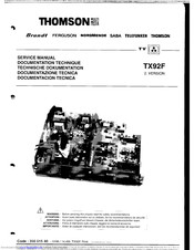 THOMSON TX92F Service Manual