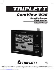 Triplett CamView W35 Instruction Manual