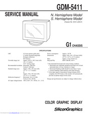 Silicon Graphics GDM-5411 Service Manual