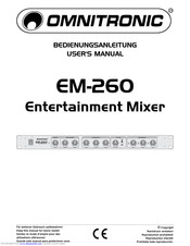 Omnitronic EM-260 User Manual