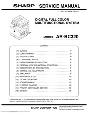 Sharp AR-BC320 Service Manual