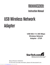 StarTech.com USB300WN2X2 Instruction Manual