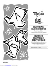 Whirlpool Duet Sport W10151581A Use & Care Manual
