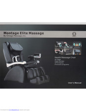 Omega Montage Elite Massage User Manual