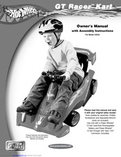 Power Wheels GT Racer Kart Owner's Manual With Assembly Instructions